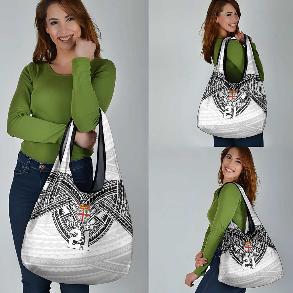 Flying Fijians Pacific Fiji Rugby Custom Grocery Bag Polynesian Pattern LT9 - Polynesian Pride
