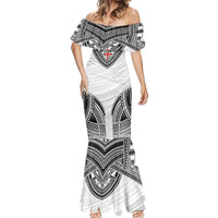 Flying Fijians Pacific Fiji Rugby Custom Mermaid Dress Polynesian Pattern
