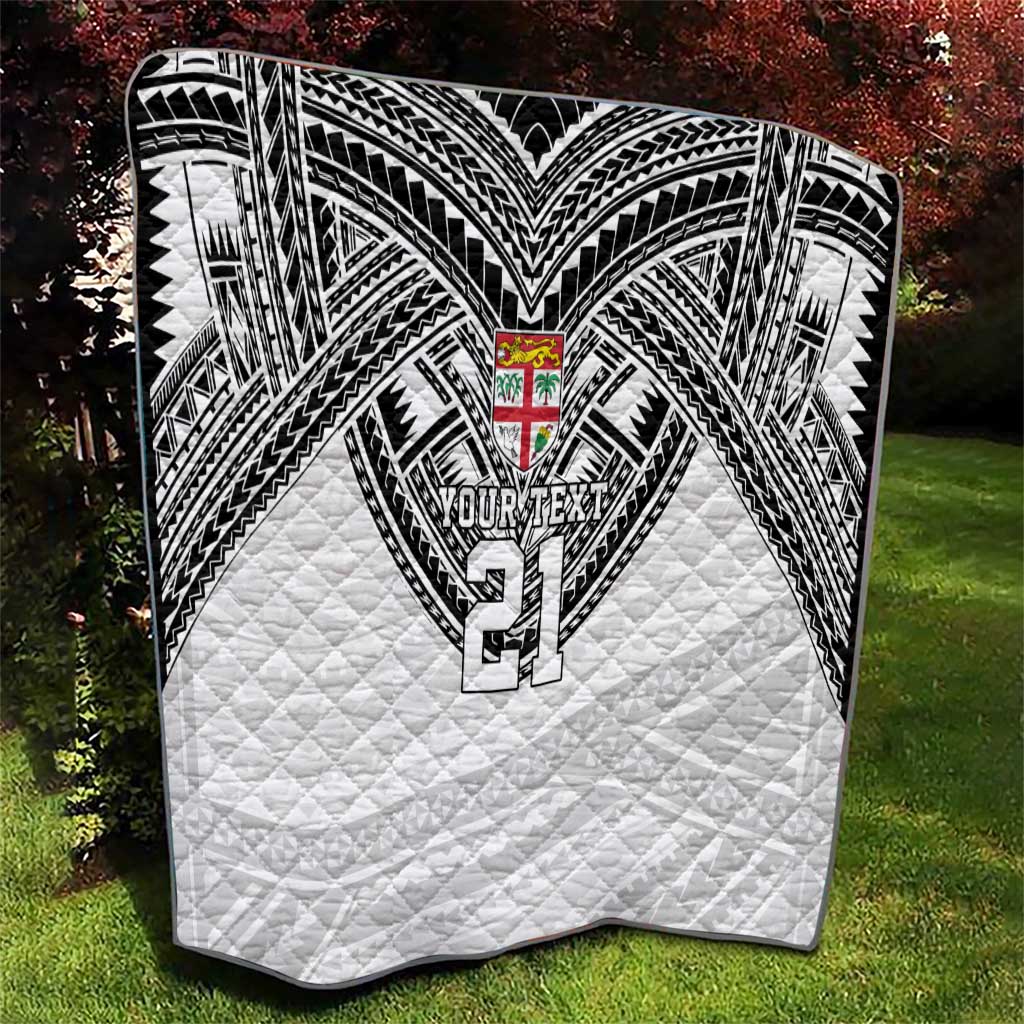 Flying Fijians Pacific Fiji Rugby Custom Quilt Polynesian Pattern