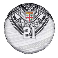 Flying Fijians Pacific Fiji Rugby Custom Spare Tire Cover Polynesian Pattern