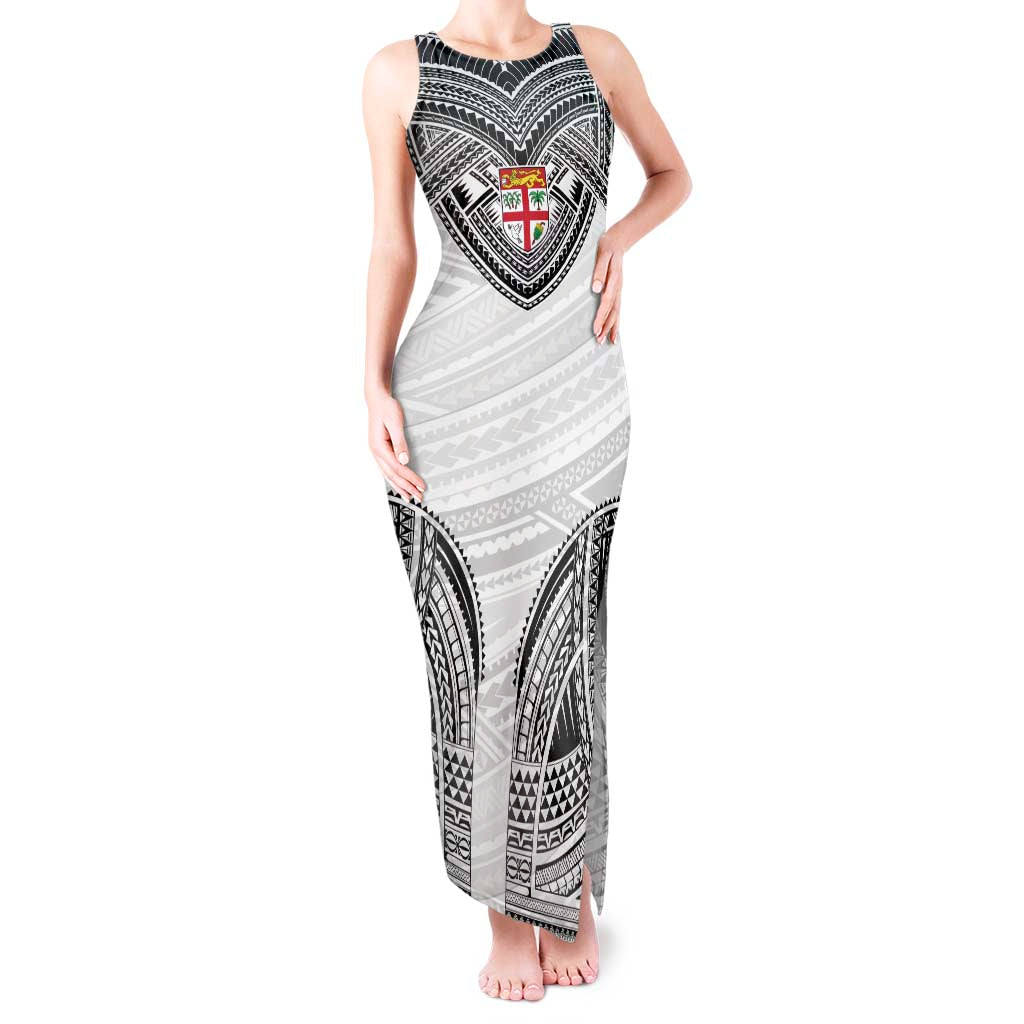 Flying Fijians Pacific Fiji Rugby Custom Tank Maxi Dress Polynesian Pattern