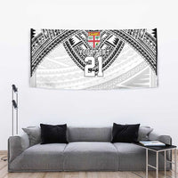 Flying Fijians Pacific Fiji Rugby Custom Tapestry Polynesian Pattern