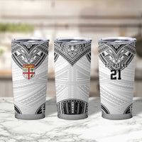 Flying Fijians Pacific Fiji Rugby Custom Tumbler Cup Polynesian Pattern LT9 - Polynesian Pride