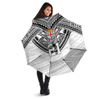 Flying Fijians Pacific Fiji Rugby Custom Umbrella Polynesian Pattern - Polynesian Pride