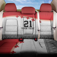 Ikale Tahi Pacific Tonga Rugby Custom Back Car Seat Cover Tongan Ngatu with Flag Pattern LT9 One Size Red - Polynesian Pride