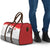 Ikale Tahi Pacific Tonga Rugby Custom Travel Bag Tongan Ngatu with Flag Pattern - Polynesian Pride