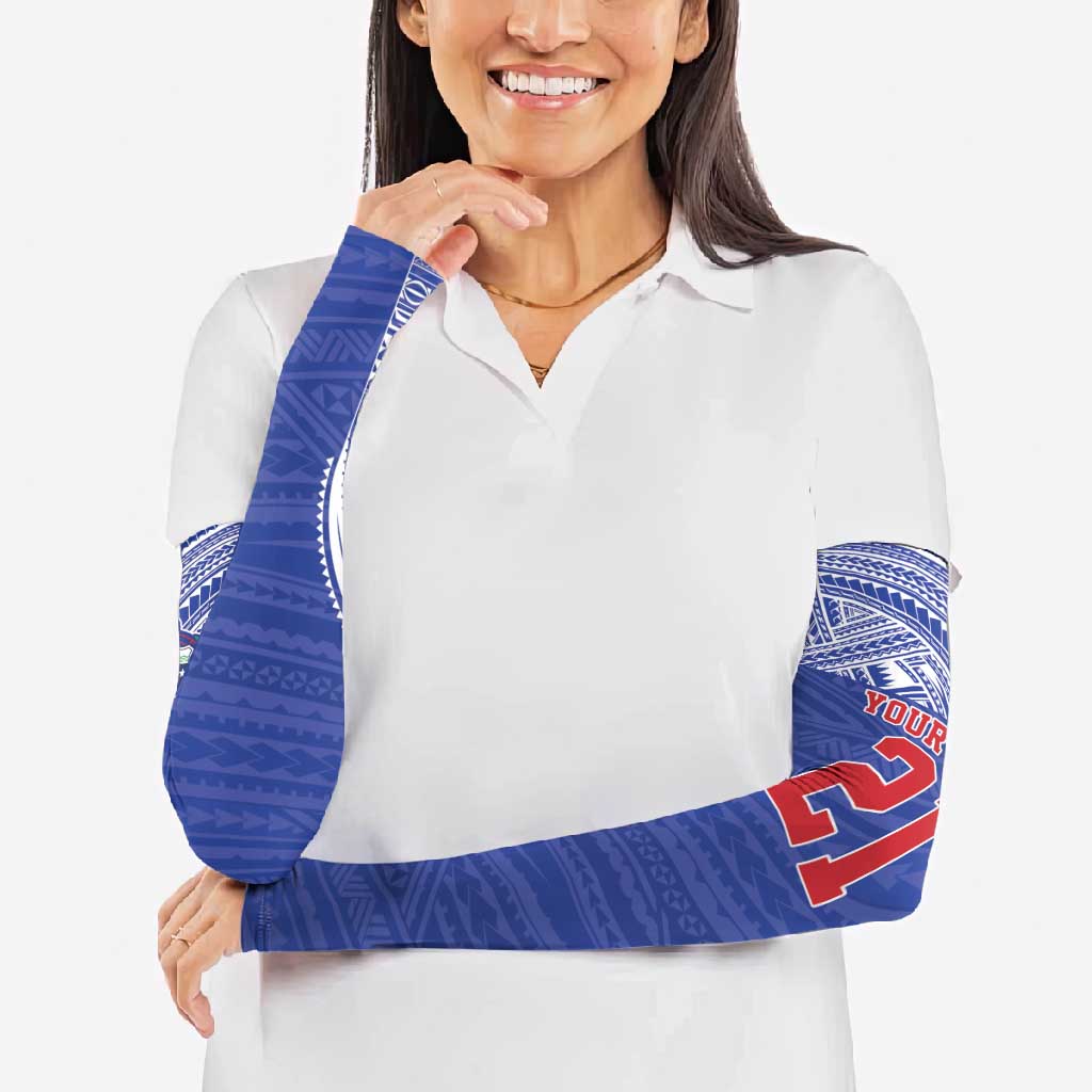 Manu Samoa Pacific Samoa Rugby Custom Arm Sleeves Polynesian Pattern LT9 - Polynesian Pride