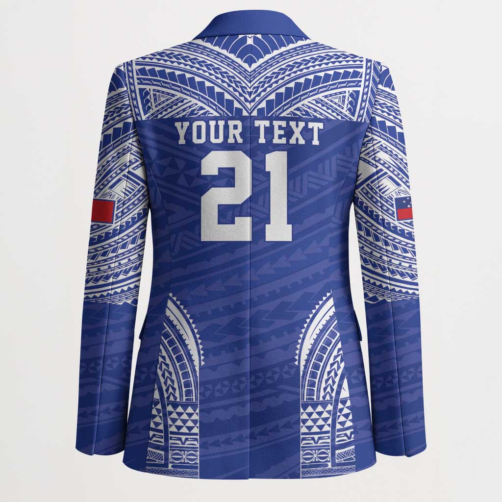 Manu Samoa Pacific Samoa Rugby Custom Blazer Polynesian Pattern LT9 - Polynesian Pride