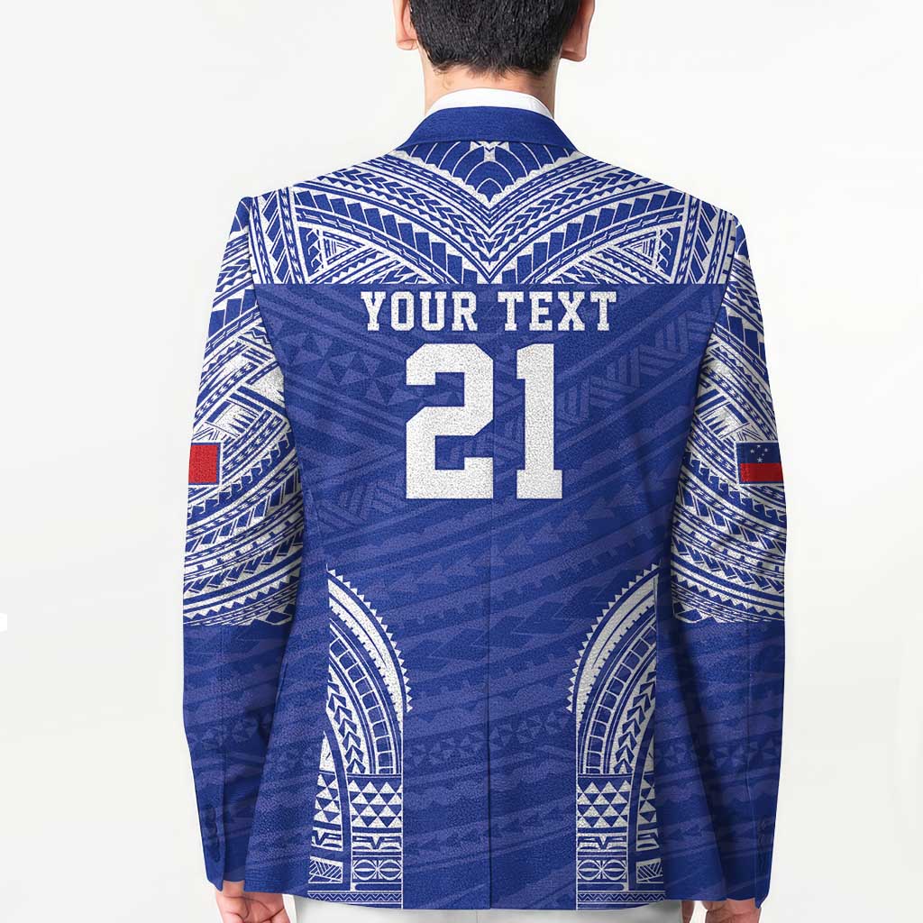Manu Samoa Pacific Samoa Rugby Custom Blazer Polynesian Pattern LT9 - Polynesian Pride