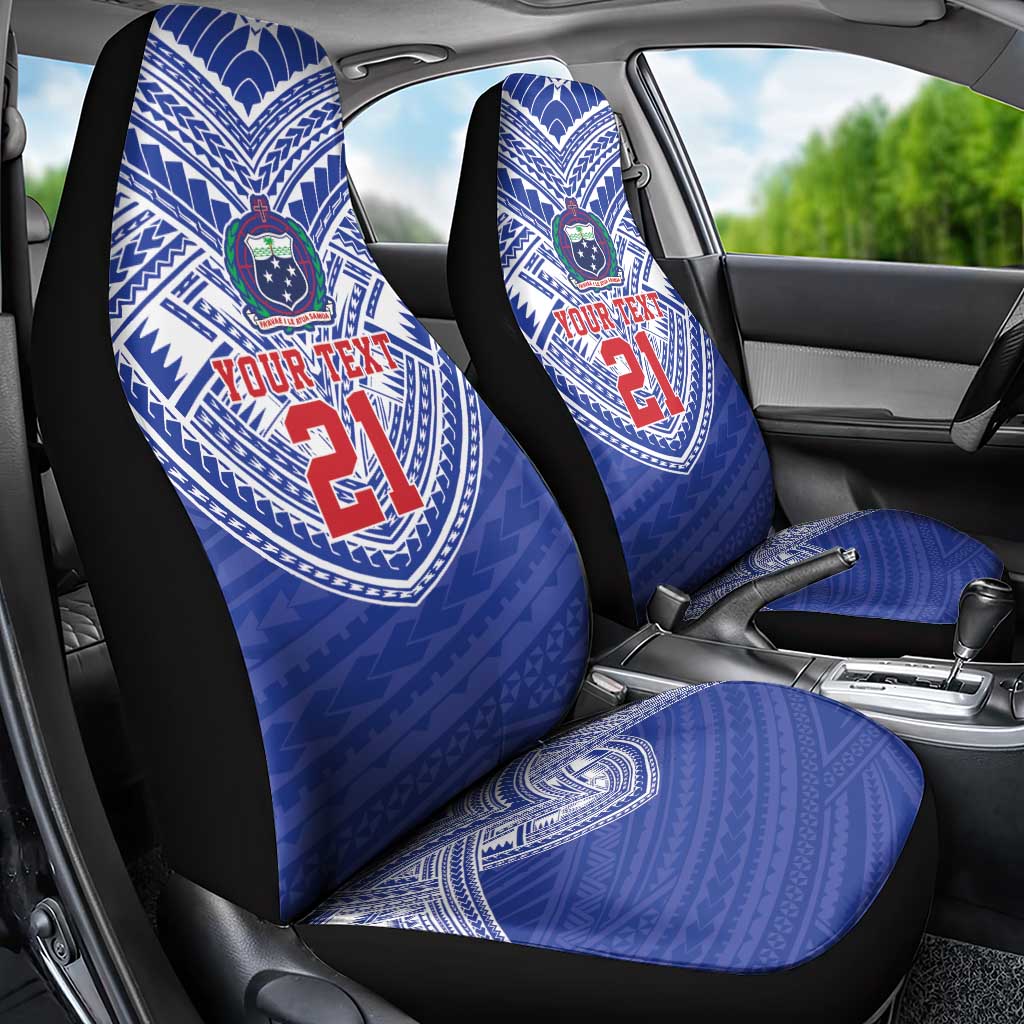 Manu Samoa Pacific Samoa Rugby Custom Car Seat Cover Polynesian Pattern LT9 - Polynesian Pride