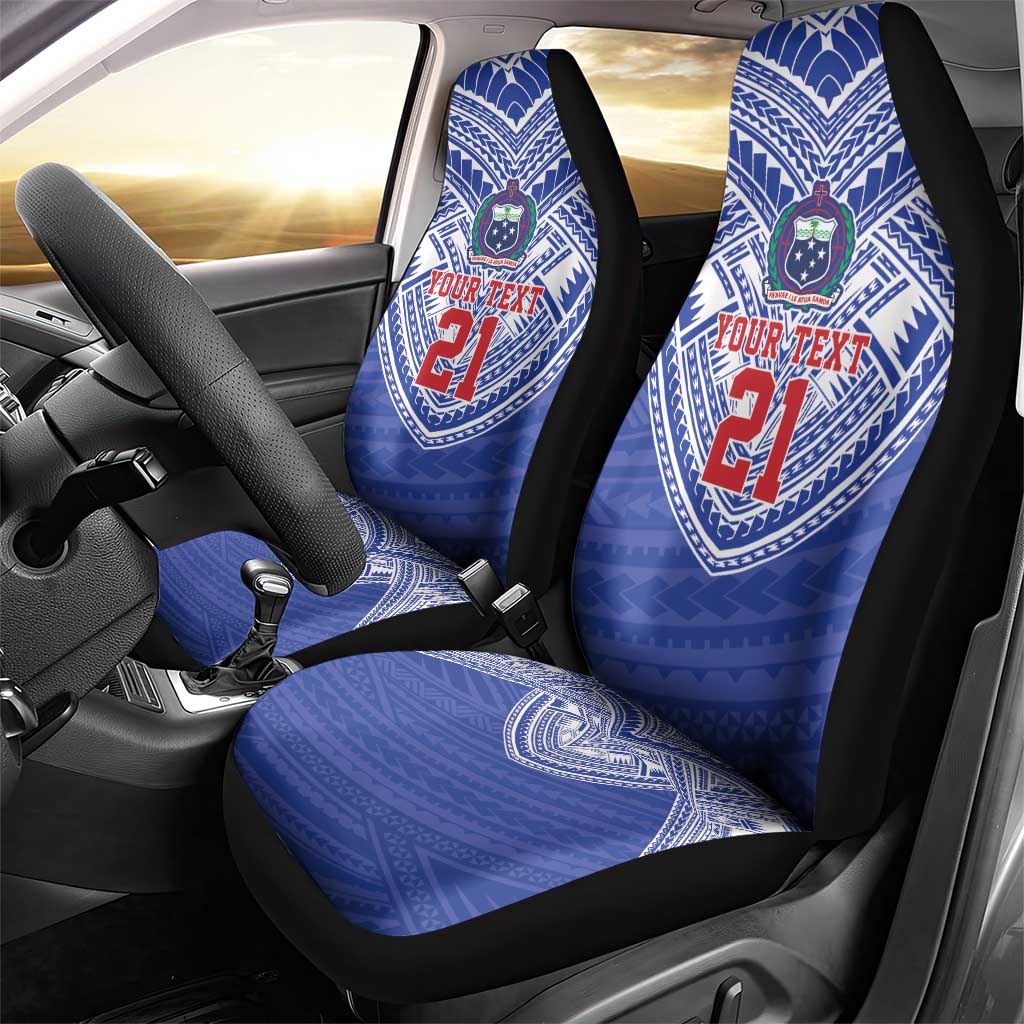 Manu Samoa Pacific Samoa Rugby Custom Car Seat Cover Polynesian Pattern LT9 - Polynesian Pride