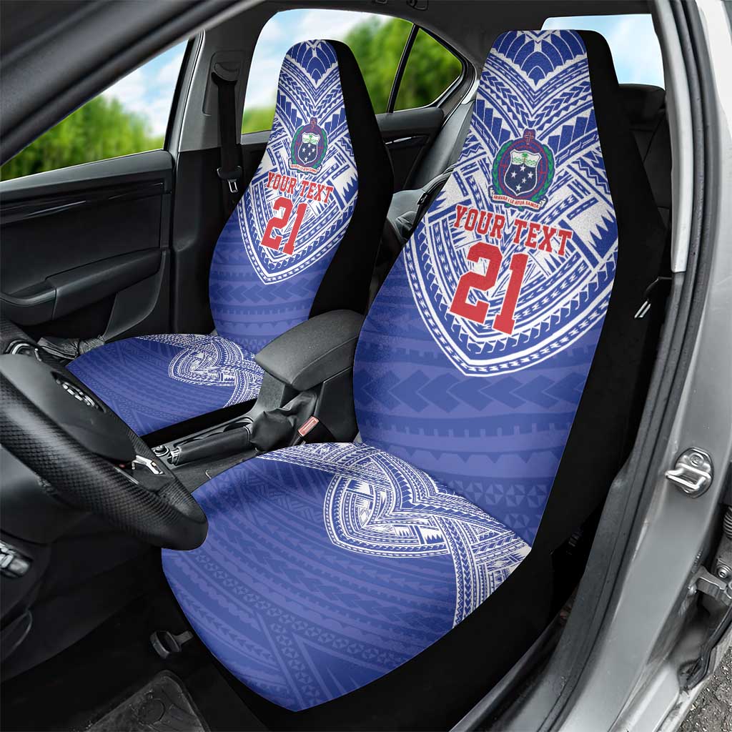 Manu Samoa Pacific Samoa Rugby Custom Car Seat Cover Polynesian Pattern LT9 - Polynesian Pride