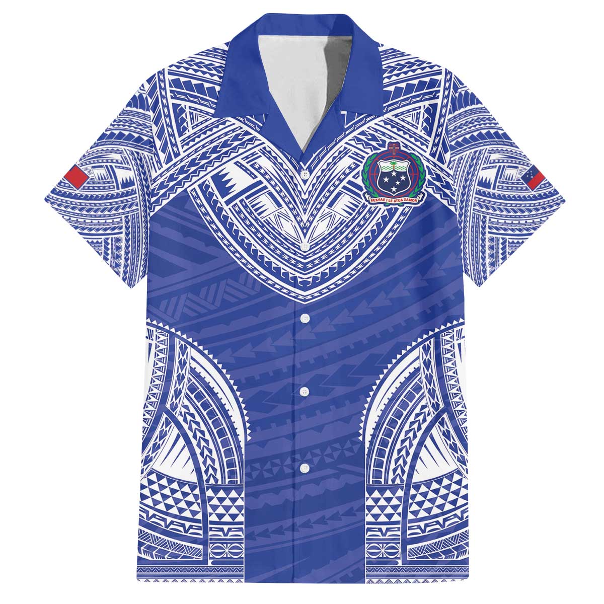 Manu Samoa Pacific Samoa Rugby Custom Family Matching Off The Shoulder Long Sleeve Dress and Hawaiian Shirt Polynesian Pattern