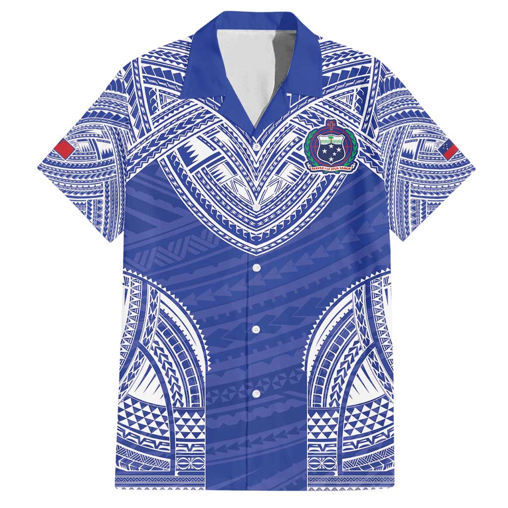 Manu Samoa Pacific Samoa Rugby Custom Family Matching Puletasi and Hawaiian Shirt Polynesian Pattern