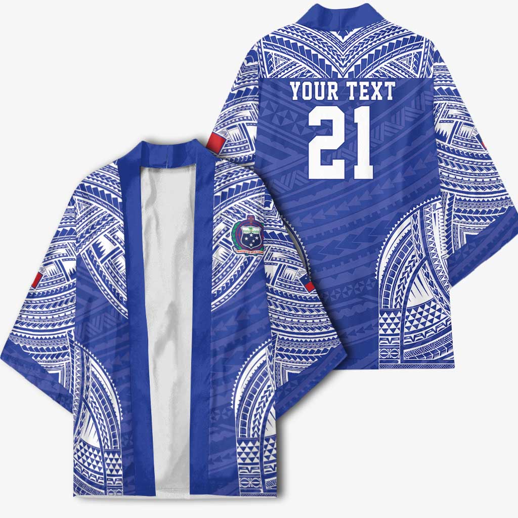 Manu Samoa Pacific Samoa Rugby Custom Kimono Polynesian Pattern - Polynesian Pride