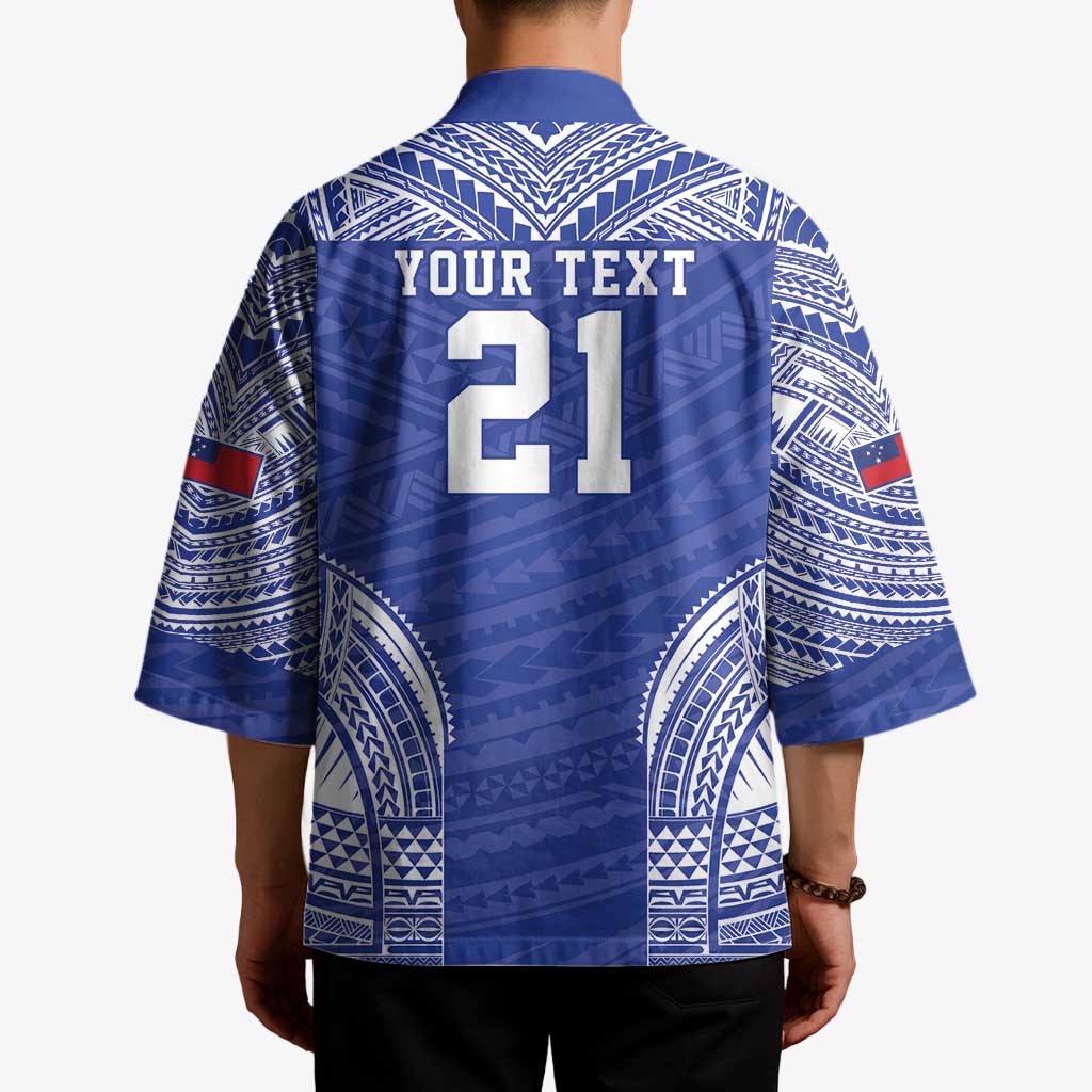 Manu Samoa Pacific Samoa Rugby Custom Kimono Polynesian Pattern - Polynesian Pride