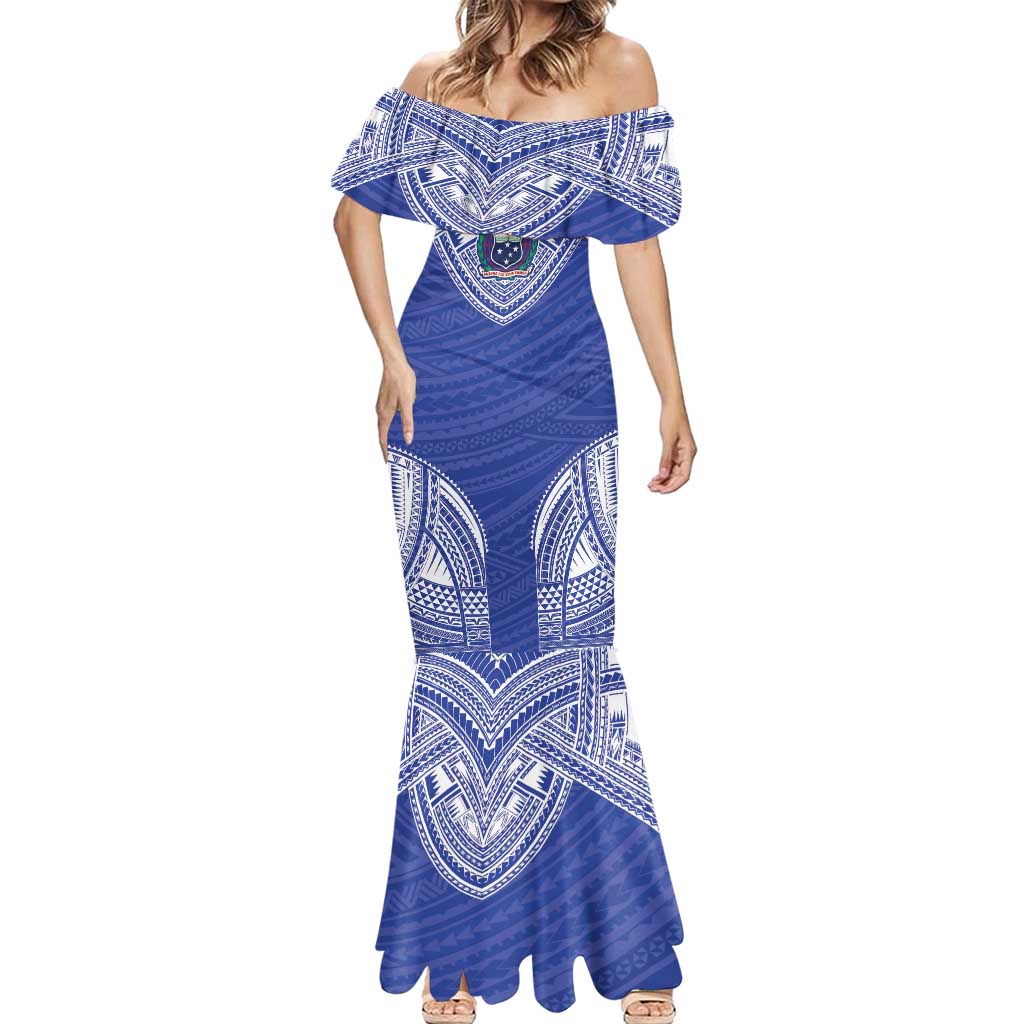Manu Samoa Pacific Samoa Rugby Custom Mermaid Dress Polynesian Pattern
