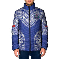 Manu Samoa Pacific Samoa Rugby Custom Padded Jacket Polynesian Pattern - Polynesian Pride