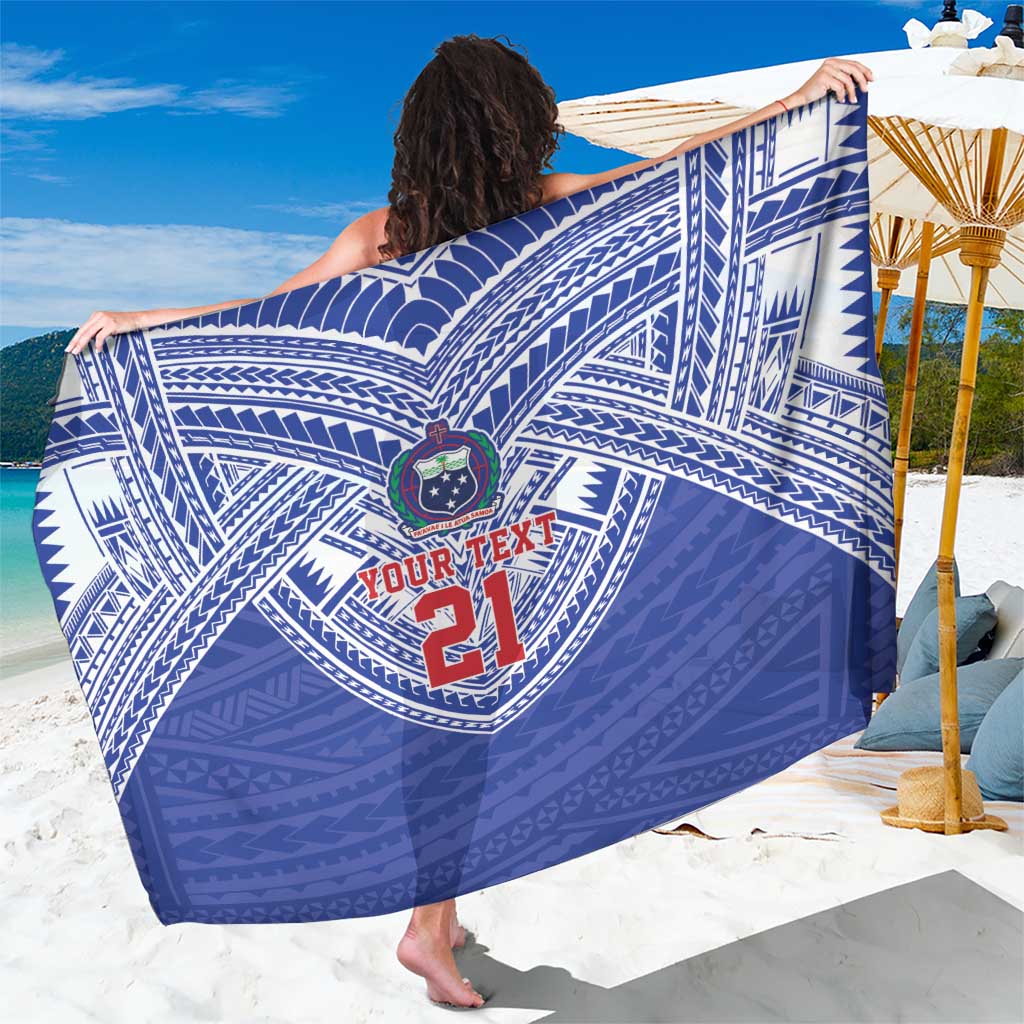 Manu Samoa Pacific Samoa Rugby Custom Sarong Polynesian Pattern