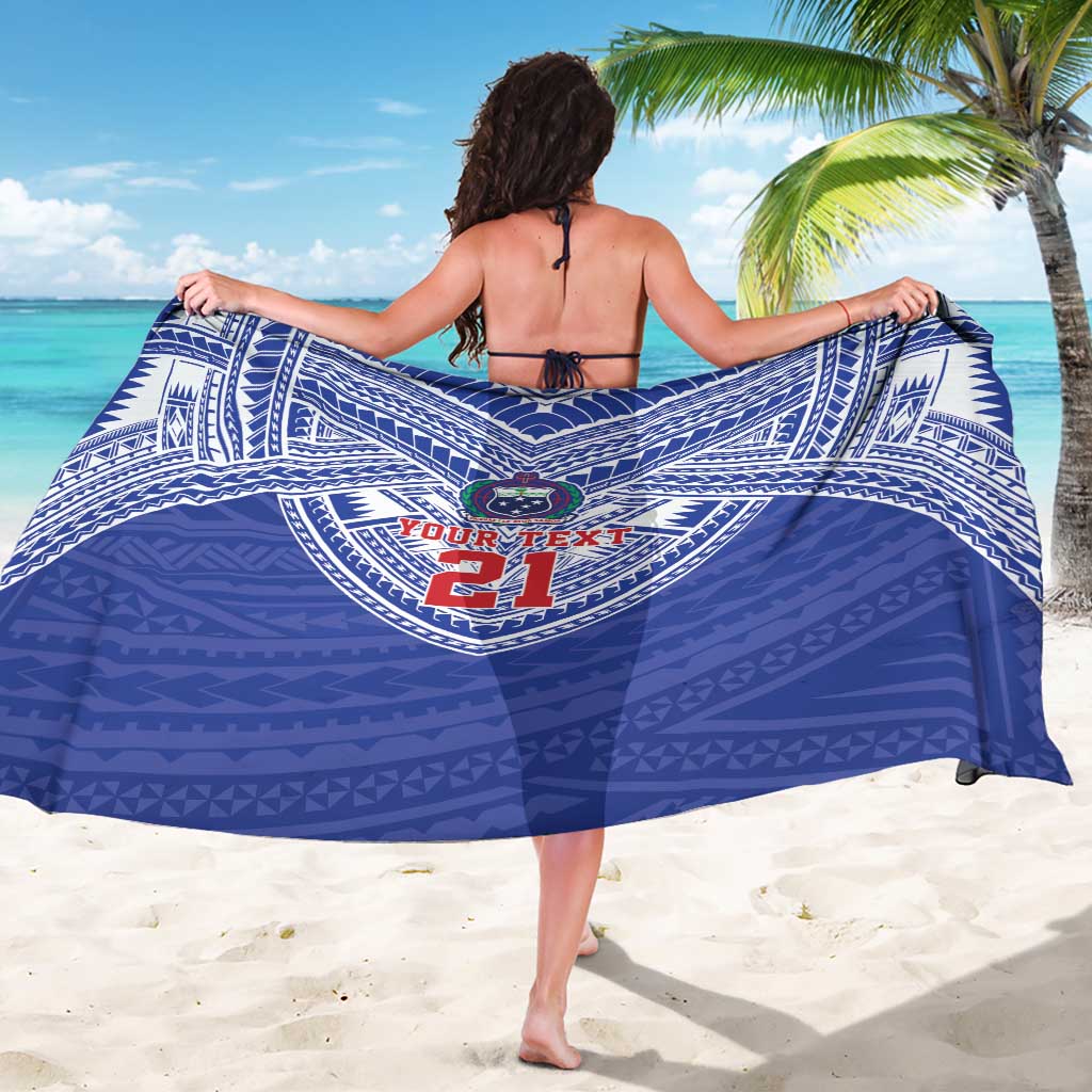 Manu Samoa Pacific Samoa Rugby Custom Sarong Polynesian Pattern