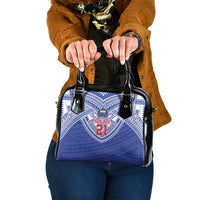 Manu Samoa Pacific Samoa Rugby Custom Shoulder Handbag Polynesian Pattern LT9 One Size Blue - Polynesian Pride