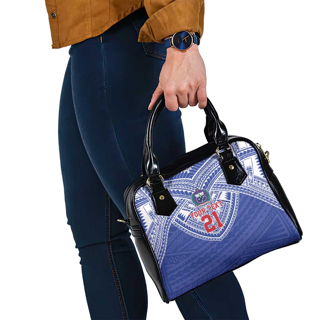 Manu Samoa Pacific Samoa Rugby Custom Shoulder Handbag Polynesian Pattern LT9 - Polynesian Pride