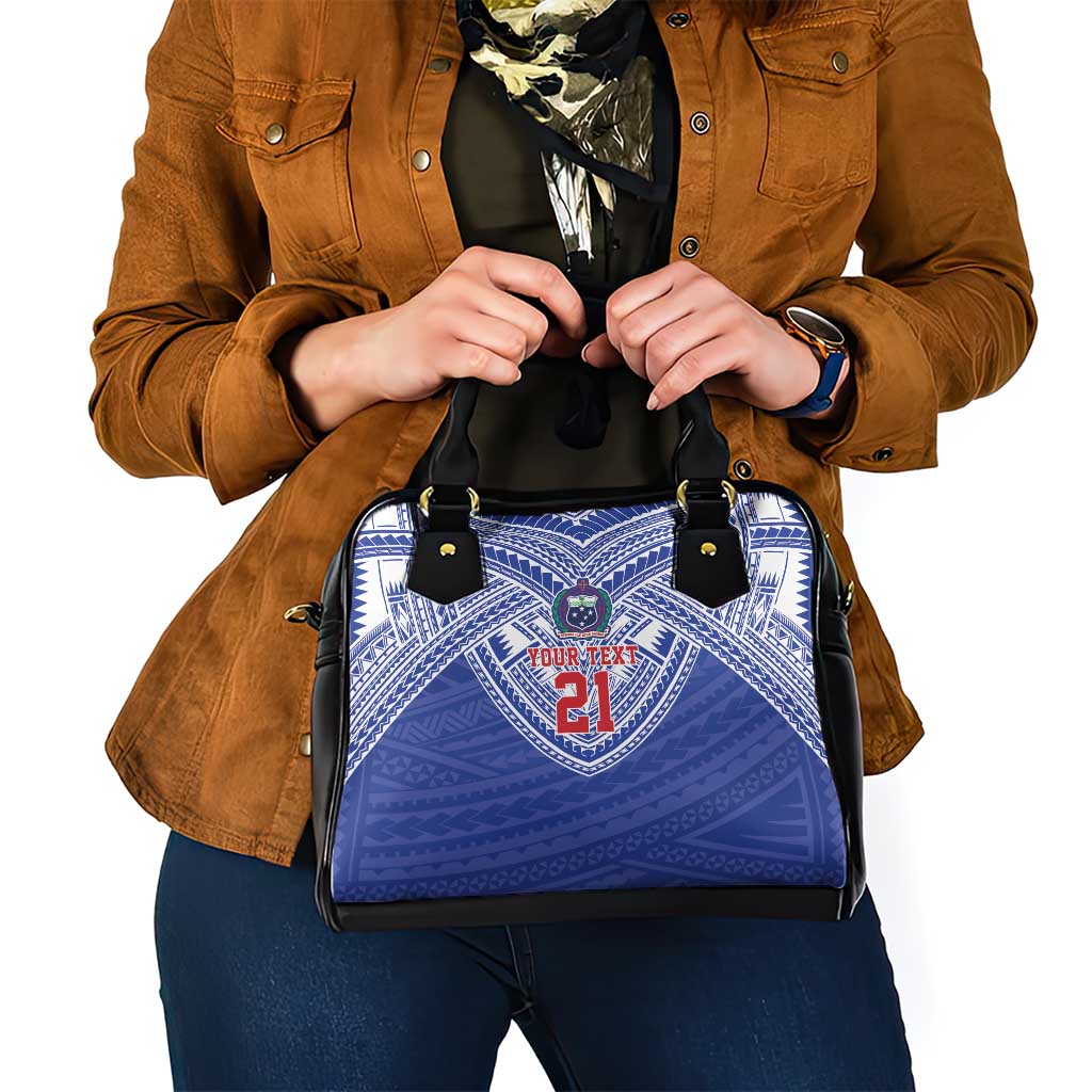 Manu Samoa Pacific Samoa Rugby Custom Shoulder Handbag Polynesian Pattern LT9 - Polynesian Pride