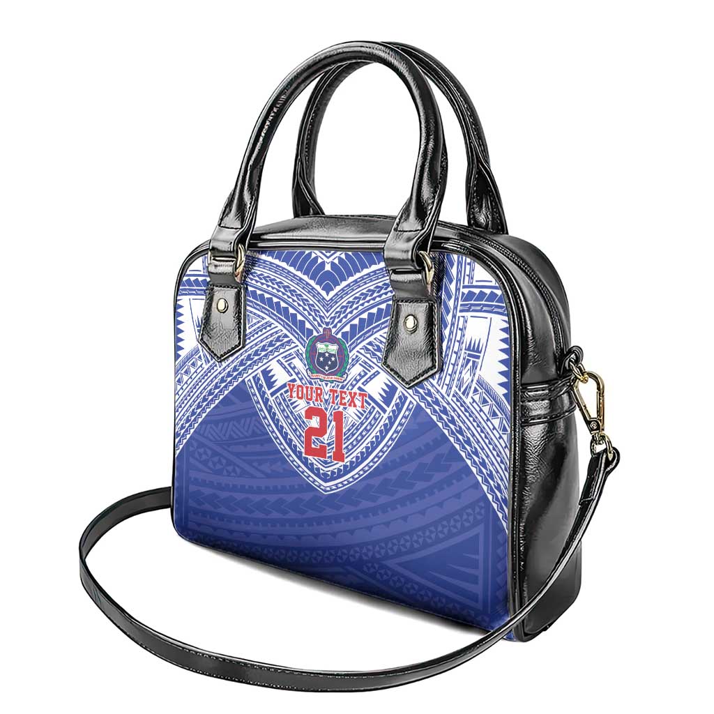Manu Samoa Pacific Samoa Rugby Custom Shoulder Handbag Polynesian Pattern LT9 - Polynesian Pride
