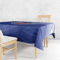 Manu Samoa Pacific Samoa Rugby Custom Tablecloth Polynesian Pattern