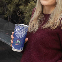 Manu Samoa Pacific Samoa Rugby Custom Tumbler Cup Polynesian Pattern LT9 - Polynesian Pride