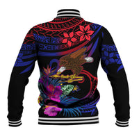 American Samoa Baseball Jacket Manu'a Cession Day Polynesian Tribal LT9 - Polynesian Pride
