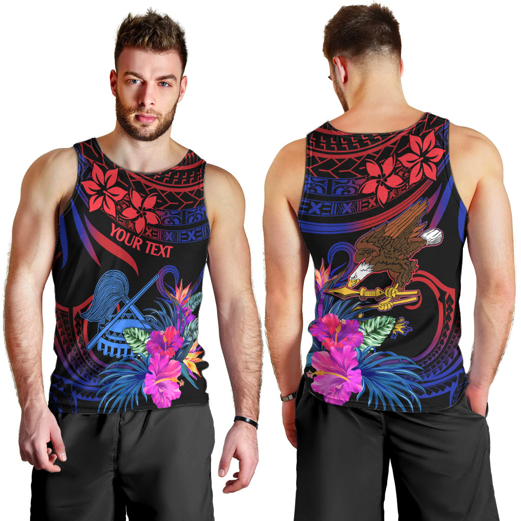 Custom American Samoa Men Tank Top Manu'a Cession Day Polynesian Tribal LT9 - Polynesian Pride