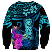 Custom Polynesian Guam Sweatshirt With Latte Stone Happy Liberation Day LT9 - Polynesian Pride