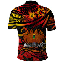 PNG Remembrance Day Polo Shirt Polynesian Tribal and Poppy LT9 - Polynesian Pride