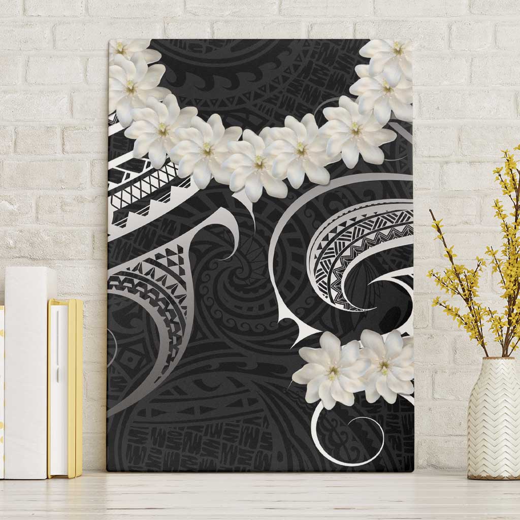 White Sunday Tokelau Gardenia Thunbergia Canvas Wall Art Fakamalo Atu Kia Te Koutou Uma