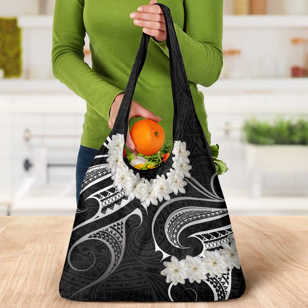 White Sunday Tokelau Gardenia Thunbergia Grocery Bag Fakamalo Atu Kia Te Koutou Uma