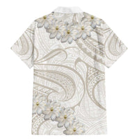 Tokelau Gardenia Thunbergia Family Matching Mermaid Dress and Hawaiian Shirt Black Polynesian Art Vibe