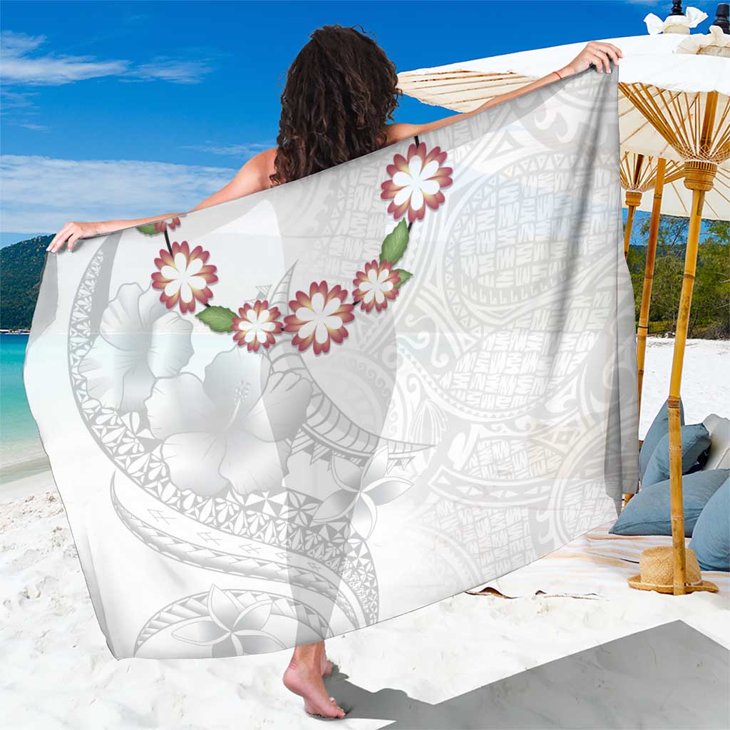 Manuia le Aso Sa o Tamaiti Tonga Sarong White Sunday Heilala Lei