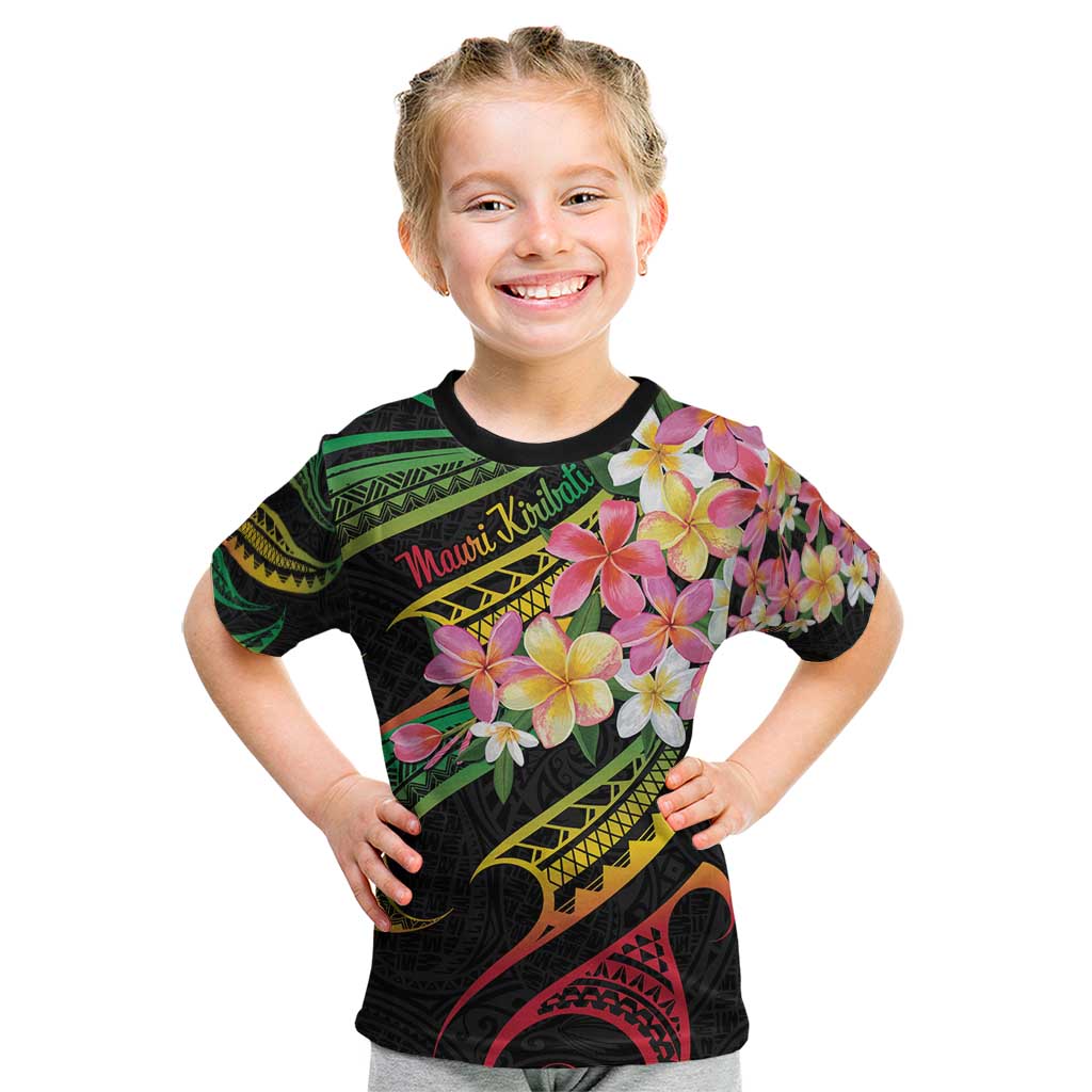 Kiribati Red Jasmine Mango Kid T Shirt Reggae Polynesian Art Vibe LT9 Reggae - Polynesian Pride
