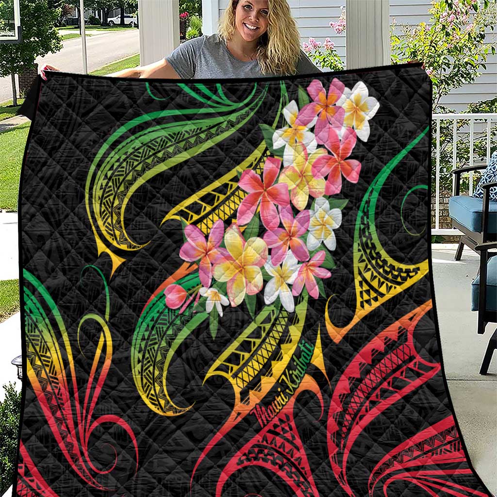Kiribati Red Jasmine Mango Quilt Reggae Polynesian Art Vibe LT9 Reggae - Polynesian Pride