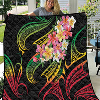 Kiribati Red Jasmine Mango Quilt Reggae Polynesian Art Vibe LT9 Reggae - Polynesian Pride