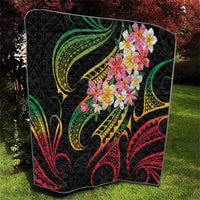 Kiribati Red Jasmine Mango Quilt Reggae Polynesian Art Vibe LT9 - Polynesian Pride