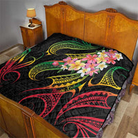 Kiribati Red Jasmine Mango Quilt Reggae Polynesian Art Vibe LT9 - Polynesian Pride