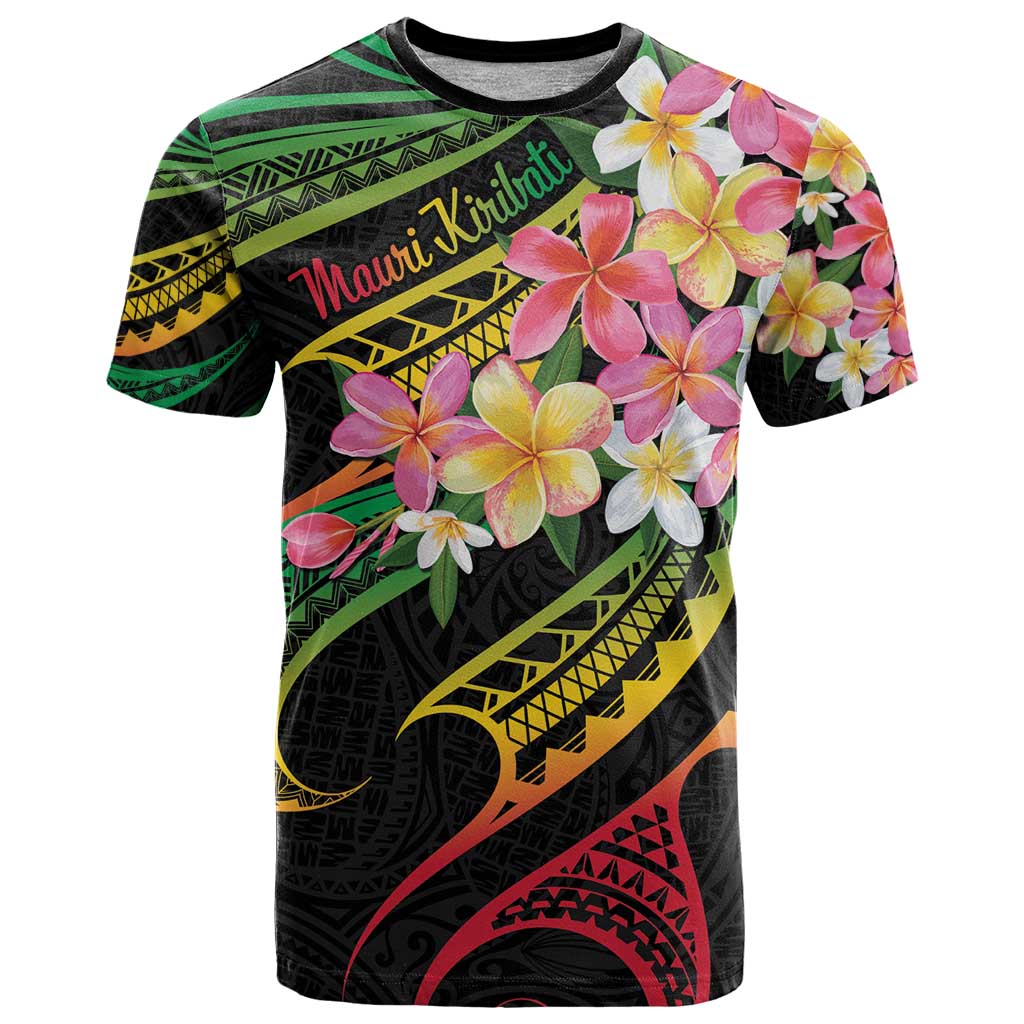 Kiribati Red Jasmine Mango T Shirt Reggae Polynesian Art Vibe LT9 Reggae - Polynesian Pride