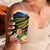 Personalised Tokelau Tropical Flowers 4 in 1 Can Cooler Tumbler Reggae Polynesian Art Vibe