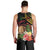 Personalised Tokelau Tropical Flowers Men Tank Top Reggae Polynesian Art Vibe