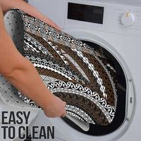 Brown Tongan Polynesian Tribal Bathroom Set - Polynesian Pride