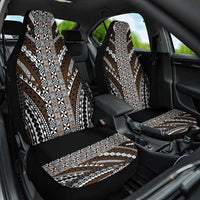 Brown Tongan Polynesian Tribal Car Seat Cover LT9 One Size Brown - Polynesian Pride