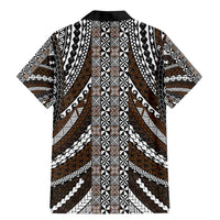 Brown Tongan Polynesian Tribal Family Matching Mermaid Dress and Hawaiian Shirt - Polynesian Pride