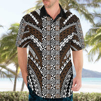 Brown Tongan Polynesian Tribal Hawaiian Shirt - Polynesian Pride